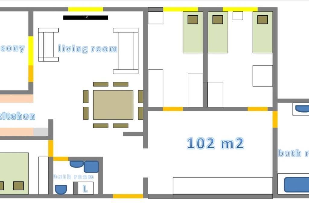 Sunny Day -Arena Zagreb , 2 Bathrooms, 102M², Esterno foto